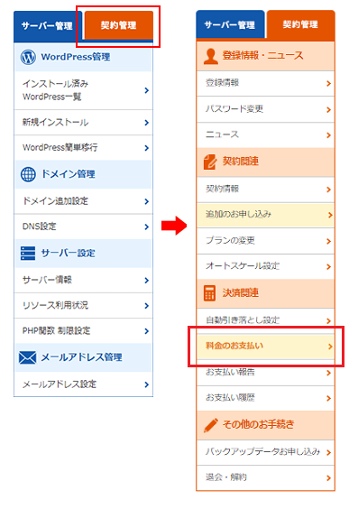 コンビニエンスストア払い Wordpress専用クラウド型レンタルサーバー Wpx Speed サポートサイト